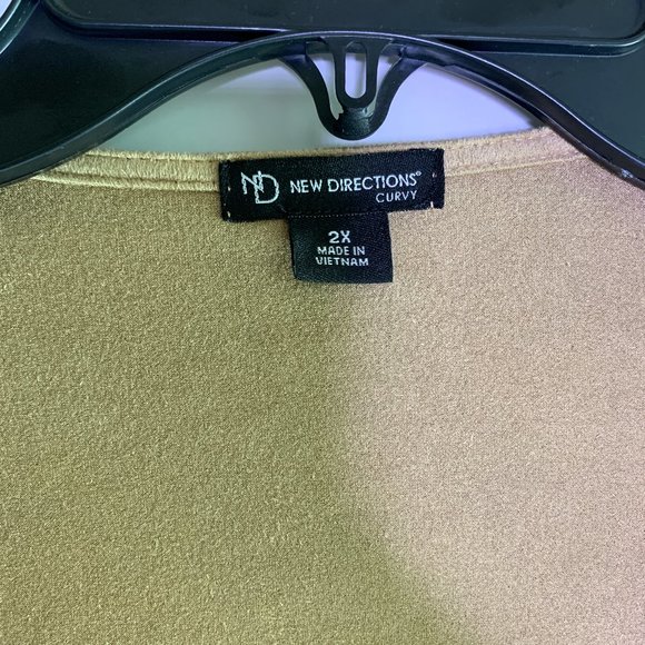 New Directions cardigan and sleeveles top size 2X - Picture 6 of 7